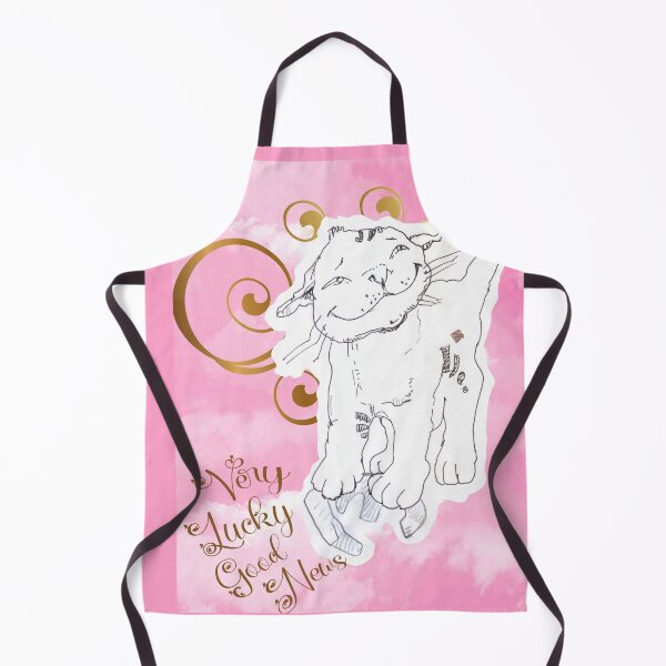 Item preview, Very Lucky Good News Cat (drawing by ACCI) designed and sold by VanyssaGraphics.
