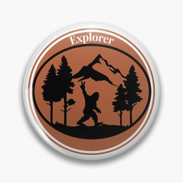Item preview, Gráfico de Bigfoot Explorer, Sasquatch Hiking designed and sold by TriciasThreads.