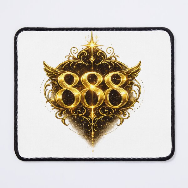 Item preview, Golden Angel Number 888 Prosperity Design designed and sold by HiteshArt111.