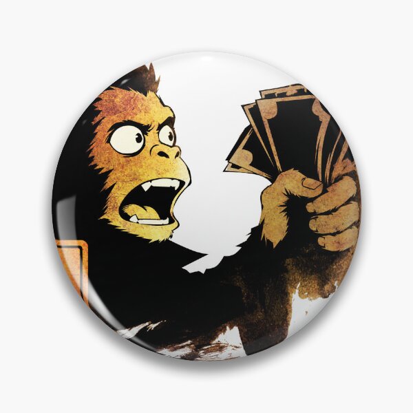 Item preview, Monkey Meme – Sumi-e Fantasy Silhouette designed and sold by AnmForge.