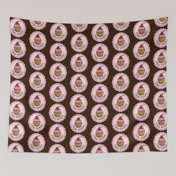 Item preview, Copy of Happy Birthday Cupcake on Pink Doily No. 2 designed and sold by JoyfulWhimsy.