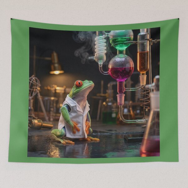 Item preview, Red-Eyed Tree Frog Chemist designed and sold by Tridentulus.