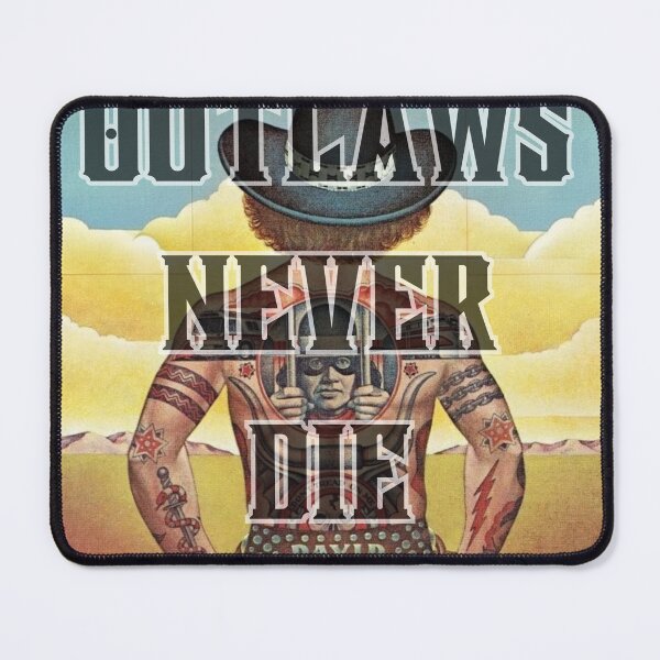 Item preview, David Allan Coe- Outlaws Never Die designed and sold by Saddle Tramp Designs.