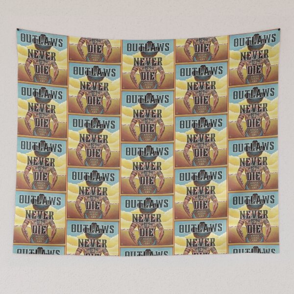 Item preview, David Allan Coe- Outlaws Never Die designed and sold by Saddle Tramp Designs.