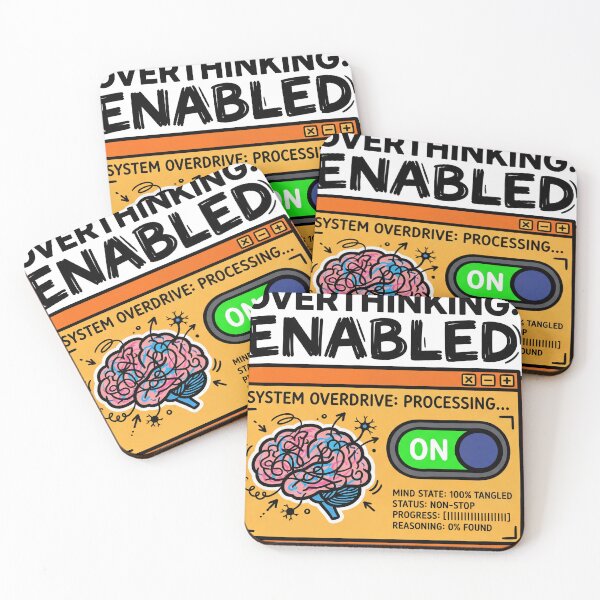 Item preview, Overthinking: ENABLED  designed and sold by PabloPlace.
