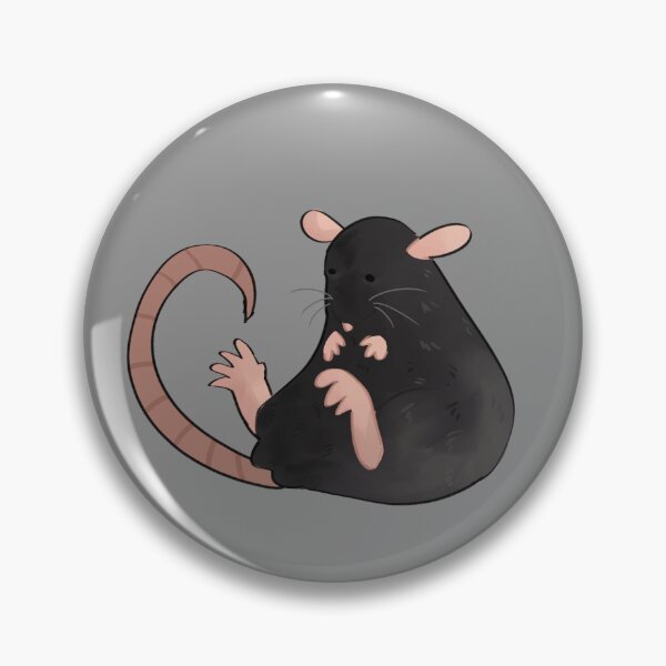 Item preview, Sitting black rat designed and sold by staticshops.