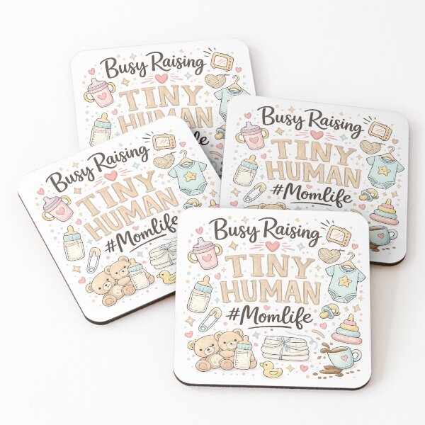 Item preview, Busy Raising Tiny Human #MomLife Cute Mom Design designed and sold by Alexamarin.