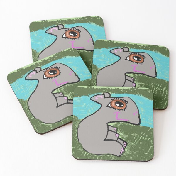 Item preview, Darla Hippo designed and sold by pinkyjainpan.