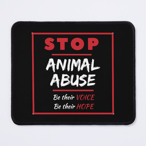Item preview, Stop Animal Abuse, Be Their Voice Graphic, Anti Animal Cruelty Awareness Design designed and sold by AnimalVibes.