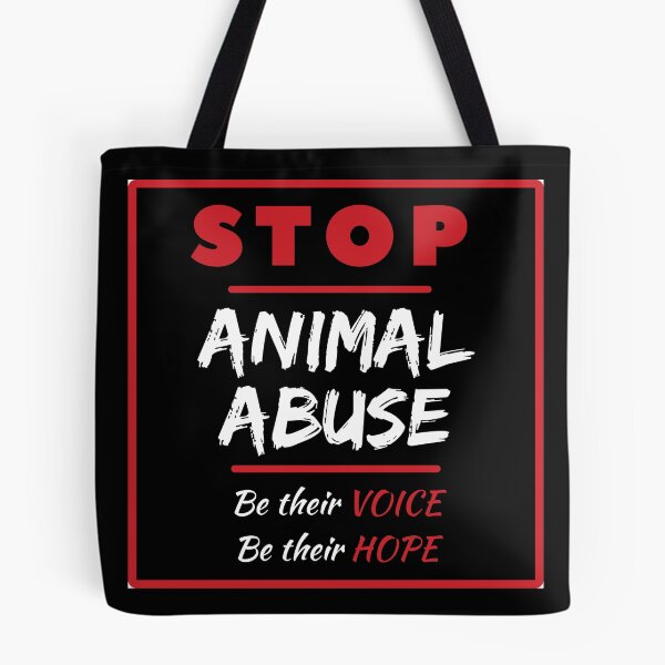 Item preview, Stop Animal Abuse, Be Their Voice Graphic, Anti Animal Cruelty Awareness Design designed and sold by AnimalVibes.