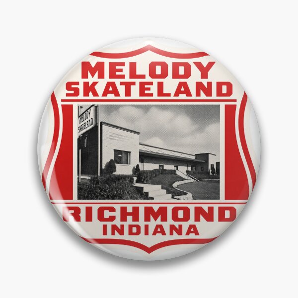 Item preview, Melody Skateland Richmond Indiana Roller Skating Rink Sticker Decal Label designed and sold by tislord.