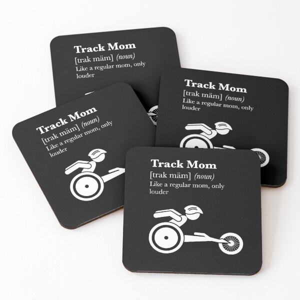 Item preview, Track Mom (white) designed and sold by JOYart-CJR.