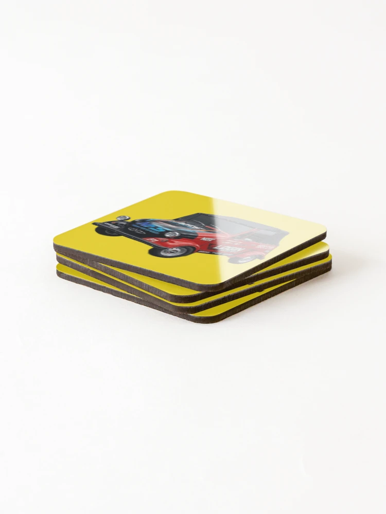 Thumbnail 4 of 5, Coasters (Set of 4), Microcar Racing designed and sold by Renaiss&Future.