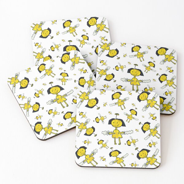 Item preview, Cute Whimsical Angel Seamless Pattern Kids Art designed and sold by nimbfeja.