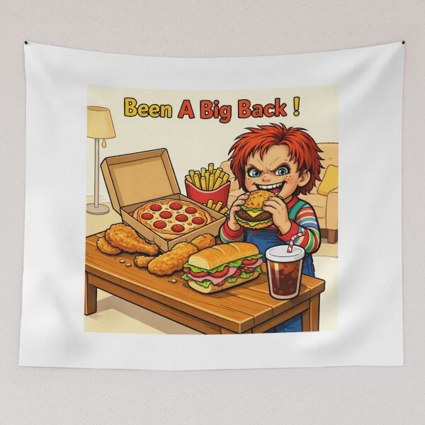 Item preview, Been A Big Back with Chucky designed and sold by Resilient Roots Customs Oakland.
