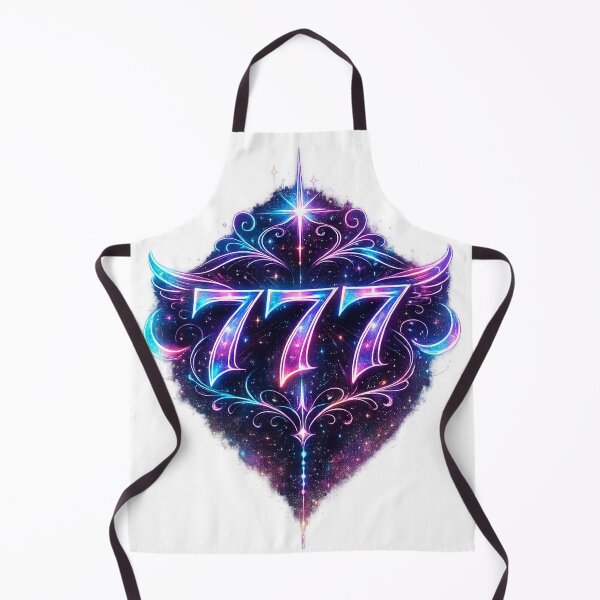 Item preview, Neon Angel Number 777 Cosmic Design designed and sold by HiteshArt111.