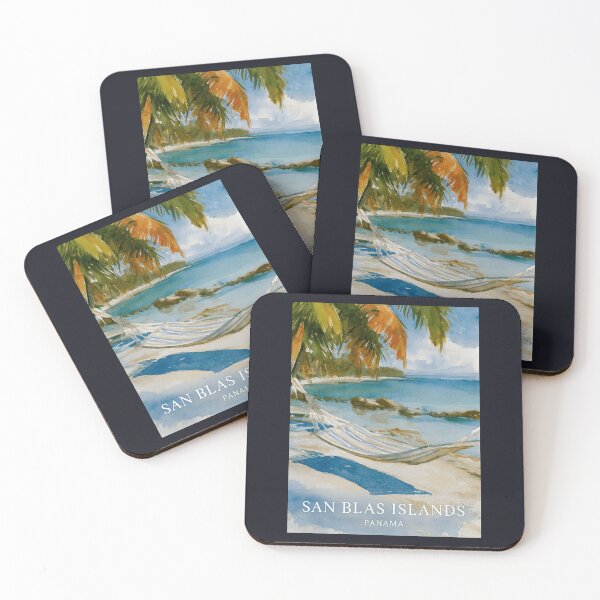 Item preview, A Travel Print of San Blas Islands - Panama designed and sold by StudioRedKoala.