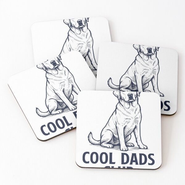 Item preview, Cool Dads Club Dog Sticker, Funny Father’s Day Design designed and sold by TeeVerse27.