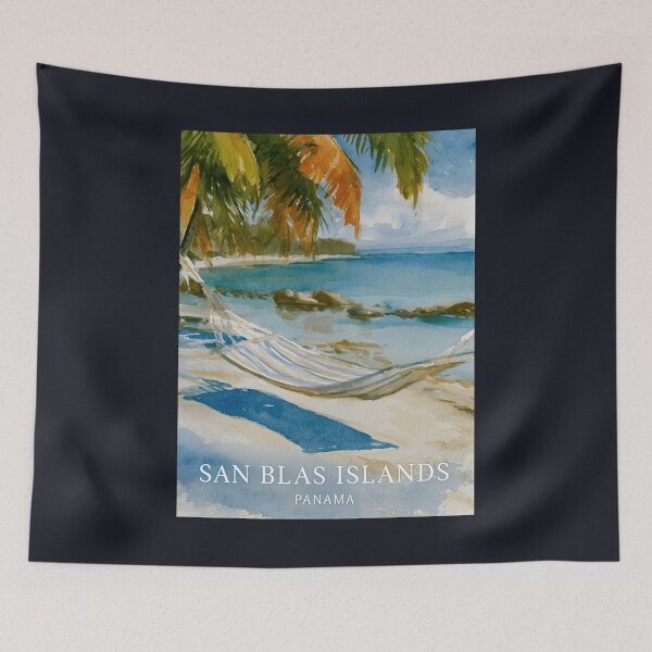 Item preview, A Travel Print of San Blas Islands - Panama designed and sold by StudioRedKoala.