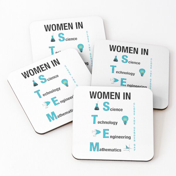 Item preview, Women in STEM (Aqua) designed and sold by NydiaSRobles.