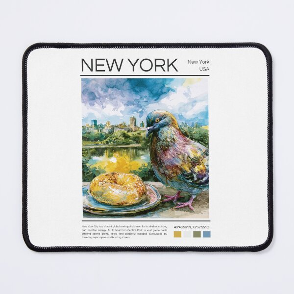 Item preview, Central Park - New York - Watercolor designed and sold by StudioRedKoala.