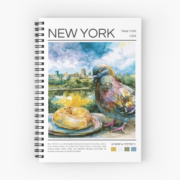 Item preview, Central Park - New York - Watercolor designed and sold by StudioRedKoala.