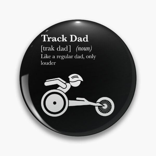 Item preview, Track Dad (white) designed and sold by JOYart-CJR.
