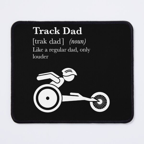 Item preview, Track Dad (white) designed and sold by JOYart-CJR.