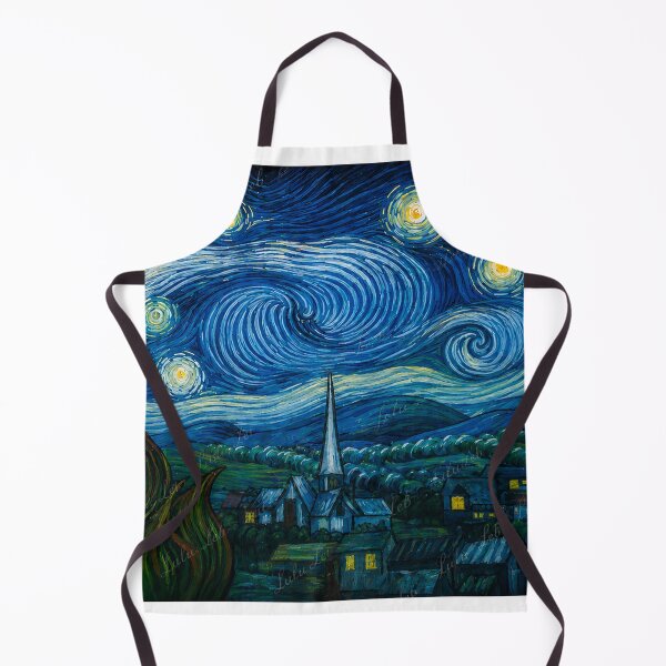 Item preview, Starry Night panoramic view Vincent van Gogh designed and sold by LuluLeb.