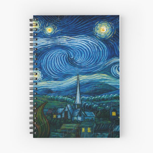 Item preview, Starry Night panoramic view Vincent van Gogh designed and sold by LuluLeb.