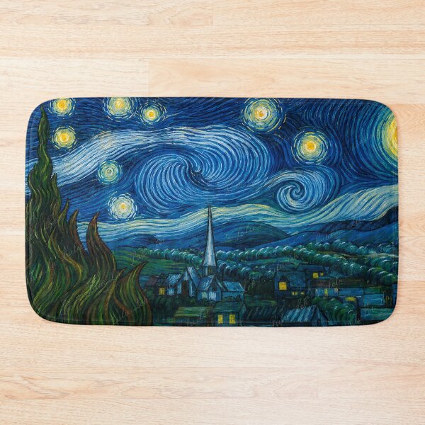 Item preview, Starry Night panoramic view Vincent van Gogh designed and sold by LuluLeb.