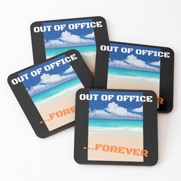 Item preview, Out of Office Forever - Beach Retirement Vibes designed and sold by ContigoART.