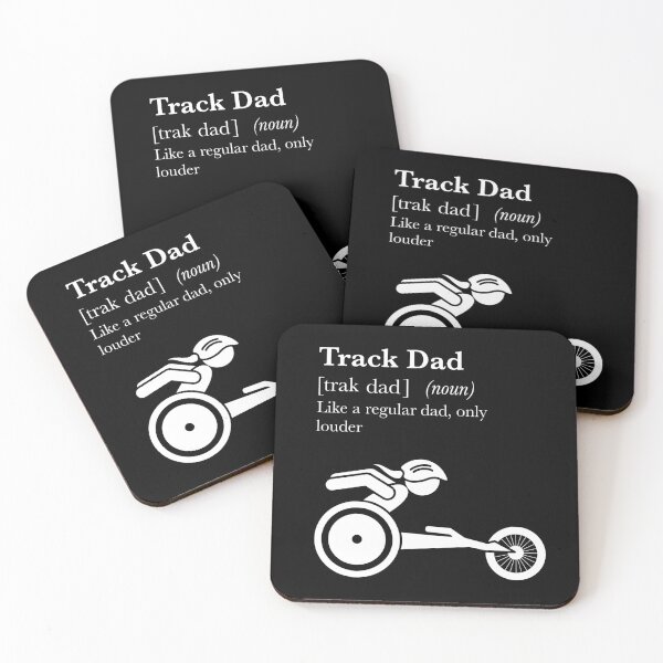 Item preview, Ponytail Track Dad (white) designed and sold by JOYart-CJR.