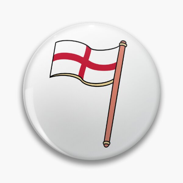Item preview, England Flag Sticker | Postcards from London Collection designed and sold by PinkPeelUK.