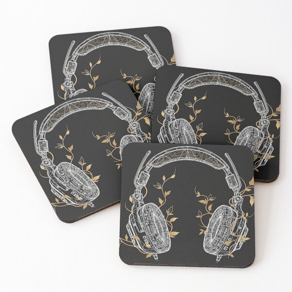 Item preview, Obsidian Headset // Technical-Noir V.03 designed and sold by Osmose-Studio.