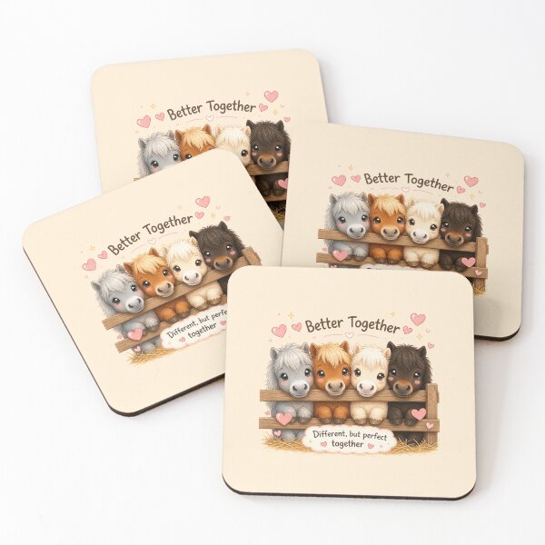 Item preview, Cute kawaii pony friends illustration designed and sold by Design by Sara.