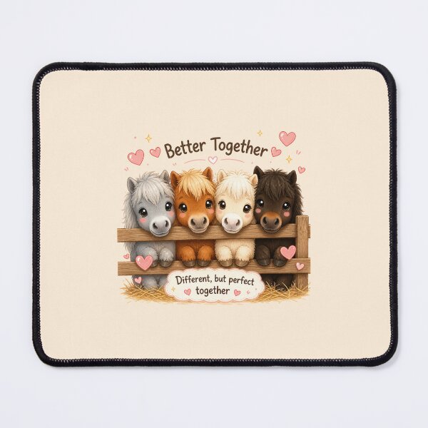 Item preview, Cute kawaii pony friends illustration designed and sold by Design by Sara.