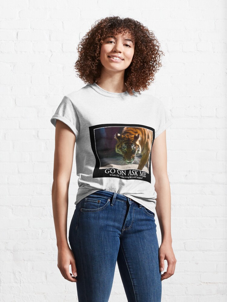 Alternate view of Tiger Terror Classic T-Shirt