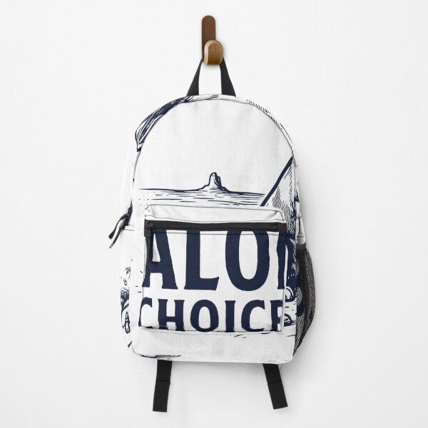 Item preview, Alone By Choice Hiking Dog Sticker, Solo Trail Design designed and sold by TeeVerse27.