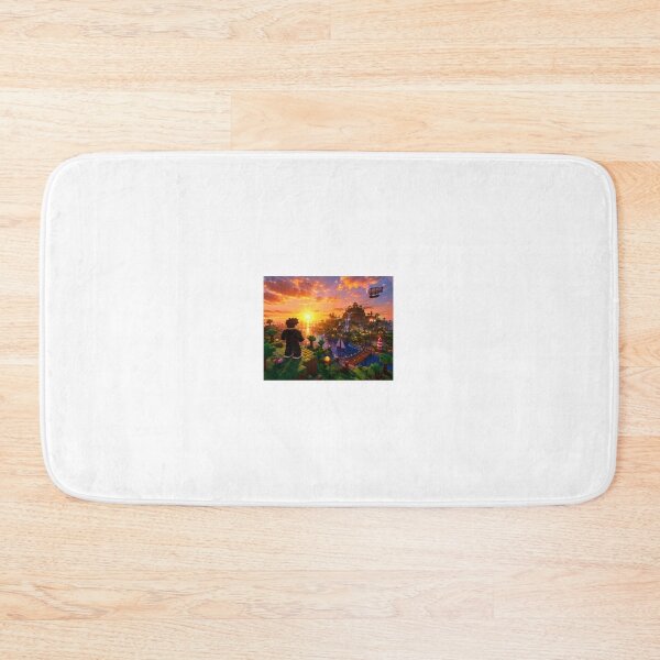 Item preview, Dreamlike blocky sunset adventure designed and sold by riki2365.
