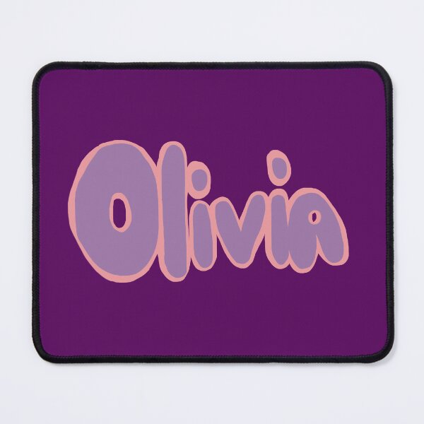 Item preview, Olivia in Bubble Letters designed and sold by RepeatCandy.