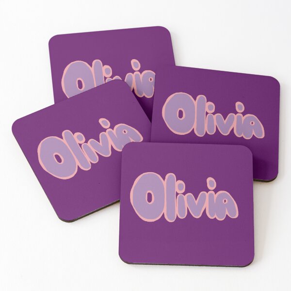 Item preview, Olivia in Bubble Letters designed and sold by RepeatCandy.