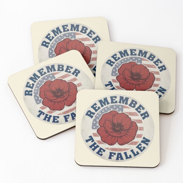 Item preview, Memorial Day Remember The Fallen Poppy Tribute designed and sold by MythicCotton.
