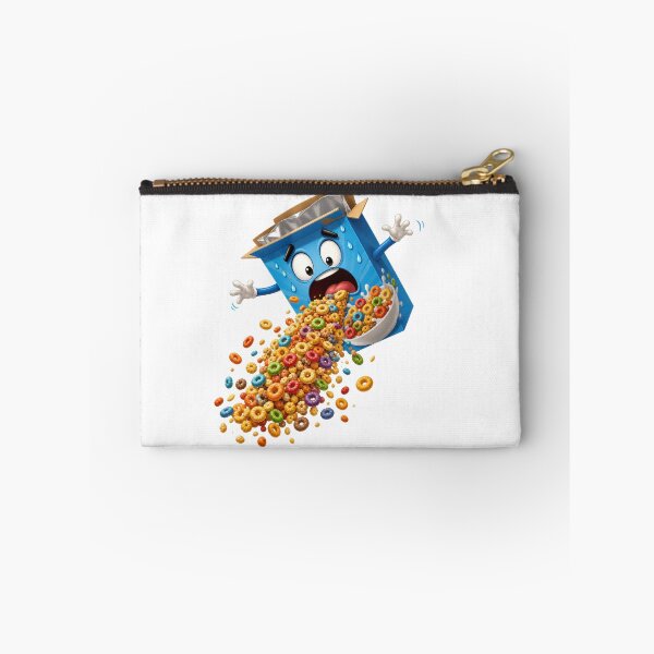 Item preview, Crazy Cereal Box Character Spilling Colorful Fruit Loops designed and sold by jgvisualarts.
