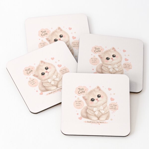 Item preview, Cute Kawaii kitty art designed and sold by Design by Sara.