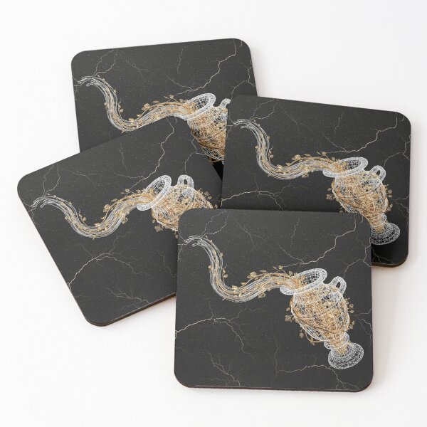 Item preview, Aquarius : The Starry Current -  The Gilded Zodiac Schematics designed and sold by Osmose-Studio ⭐⭐⭐⭐⭐.