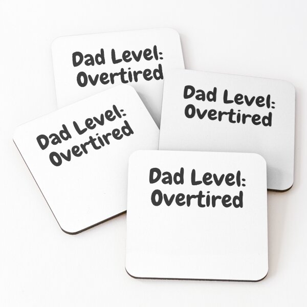 Item preview, Dad Level Overtired | Funny Exhausted Dad T-Shirt designed and sold by Whysoserious42.