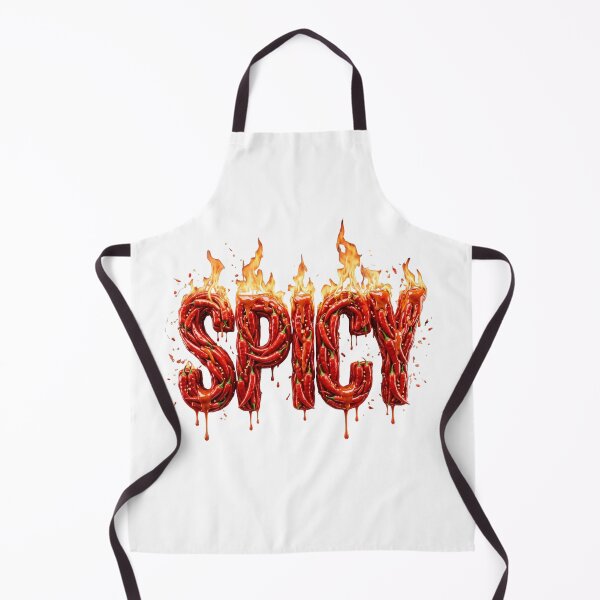 Item preview, Spicy Chili Pepper Fire Typography Foodie Hot Sauce Mexican Food Lover designed and sold by afarkar.