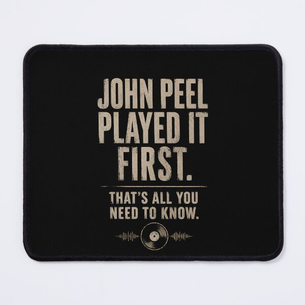 Item preview, John Peel Played It First Vintage Indie Music T-Shirt designed and sold by Wee Red Dog.