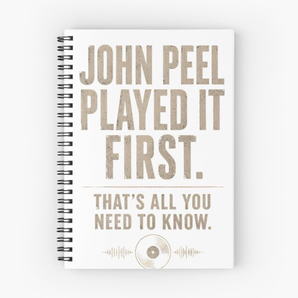 Item preview, John Peel Played It First Vintage Indie Music T-Shirt designed and sold by Wee Red Dog.